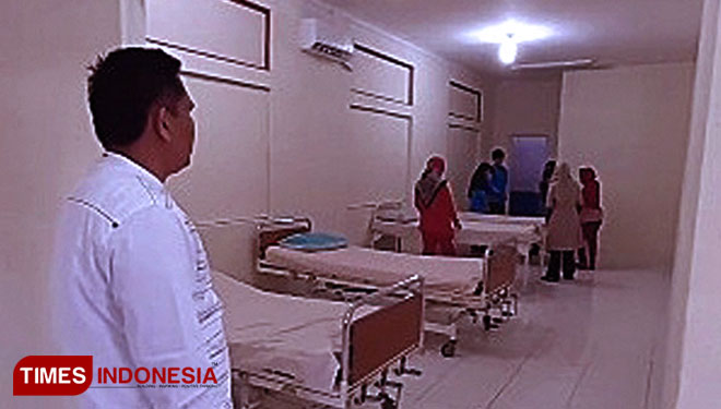 RSD BESEMAH menyiapkan ruang isolasi bagi pasien Covid 19. (Foto: Asnadi/TIMES Indonesia)