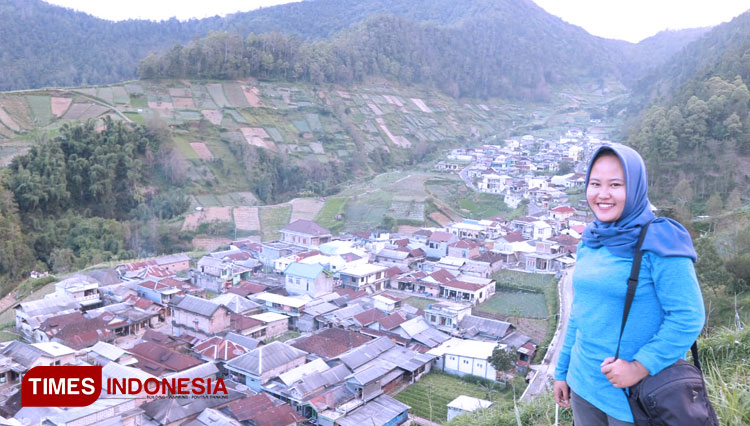 Pemandangan dari Bukit Sekudi, Dusun Wonomulyo, Desa Genilangit, Kecamatan Poncol, Kabupaten Magetan, Jawa Timur, Jumat (28/5/2021). (FOTO: Satrio for TIMES Indonesia)