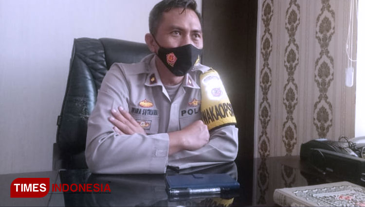 Ketua Tim UP Saber Pungli Kota Banjar, Kompol Lalu Wira Sutriana (FOTO: Susi/TIMES Indonesia)