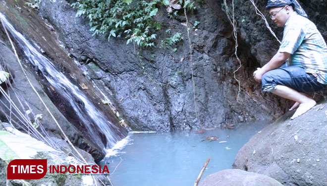 Curug Goong or Goong Waterfall Pangandaran. (Photo: Syamsul Ma'arif/TIMES Indonesia)