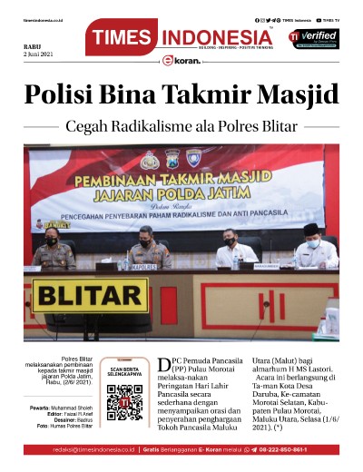 Edisi Rabu, 2 Juni 2021: E-Koran, Bacaan Positif Masyarakat 5.0