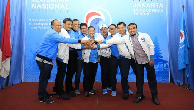 Para pengurus DPN Partai Gelombang Rakyat Indonesia. (FOTO: Gelora for Times Indonesia) 
