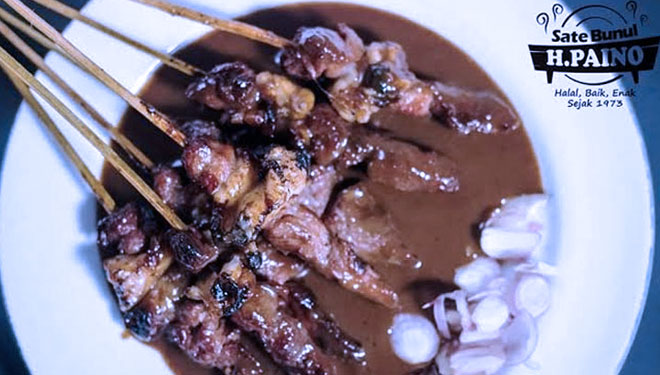  The tempting look of Satay Bunul Paino. (Photo: Sate P Paino)