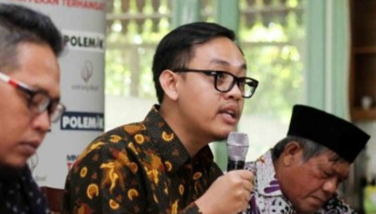Direktur CELIOS (Center of Economic and Law Studies), Bhima Yudhistira saat memaparkan materinya di Jakarta (foto: Instagram/Bhima Yudhistira)