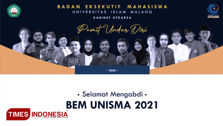 Kepengurusan BEM Universitas Islam Malang Masa Khidmat 2020/2021 (FOTO: AJP/ TIMES Indonesia)