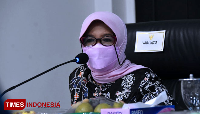 Wali Kota Banjar, Hj Ade Uu Sukaesih saat mengikuti VLH (Foto: Susi/TIMES Indonesia)