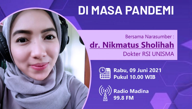 dr. Nikamtus Sholichah; dokter Poli Umum RSI Unisma Malang.