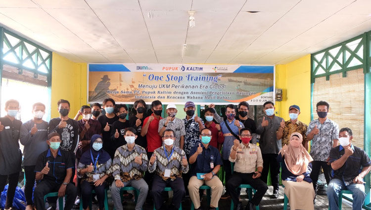 Kembangkan Potensi Laut dan Perikanan, 30 UKM Mitra Binaan Pupuk Kaltim Ikuti One Stop Training