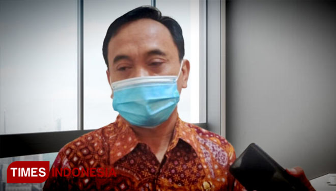 Agus Sugiarto, Pelaksana Tugas kepala BPKAAD Pemkab Ponorogo. (FOTO:Marhaban/TIMES Indonesia)