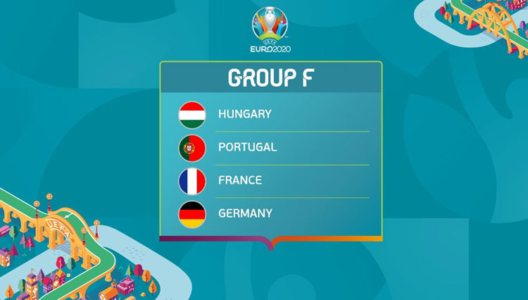 Euro 2020 atau Piala Eropa 2020 Grup F (Foto: UEFA)
