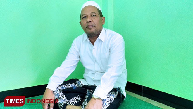 KH Salmanuddin Yazid, Ketua PCNU Jombang saat ditemui di kantor PCNU Jombang(Foto : Rohmadi/TIMES Indonesia)