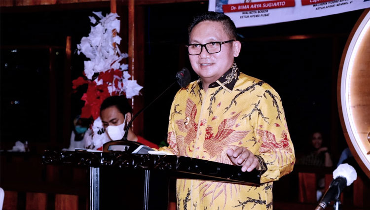 Wakil Ketua Umum Bidang Pemerintahan dan Otonomi Dewan Pengurus Pusat APEKSI, Marten Taha (FOTO: Humas Pemkot Gorontalo) 