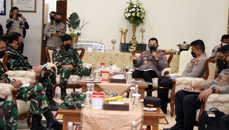 Panglima TNI dan Kapolri di Bangkalan