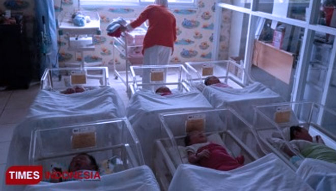 Kelahiran sejumlah bayi di sebuah rumah sakit. (FOTO: dok. Times Indonesia) 