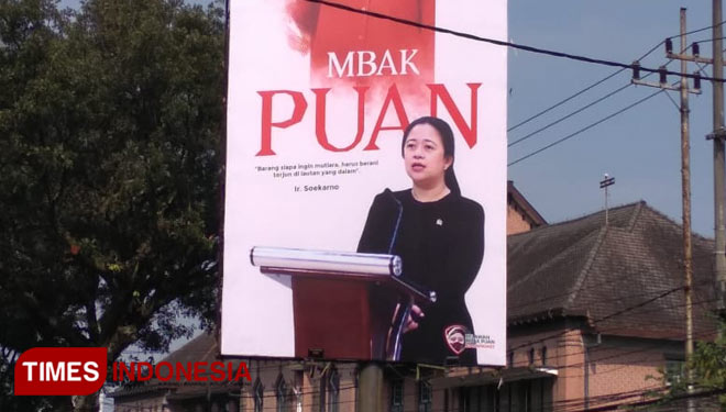 Baliho Mbak Puan Muncul di Surabaya, Pengamat: Pemanasan Menuju 2024