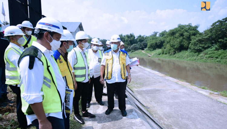 Menteri PUPR RI Optimistis Pembangunan Pintu Air Demangan Baru Selesai Akhir 2021