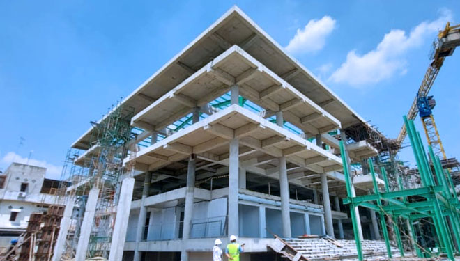 Kementerian PUPR RI Rekonstruksi Kembali Pasar Aksara dengan Konsep Green Building
