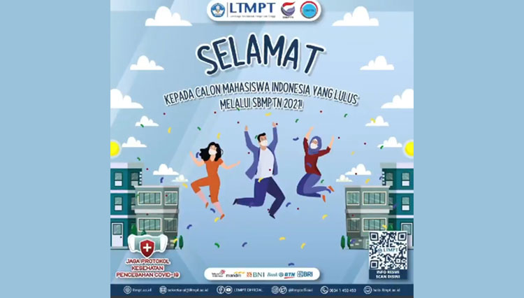 Sebanyak 184.942 Peserta Lolos SBMPTN 2021, Provinsi Jatim Tertinggi