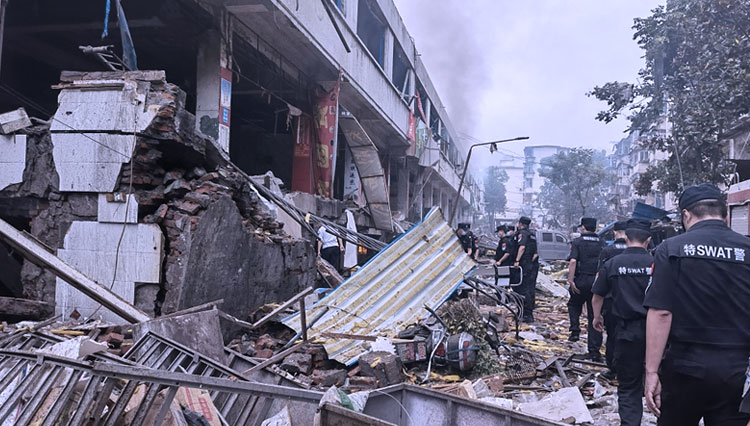 Ledakan Gas di Hubei China, 12 Orang Meninggal Dunia