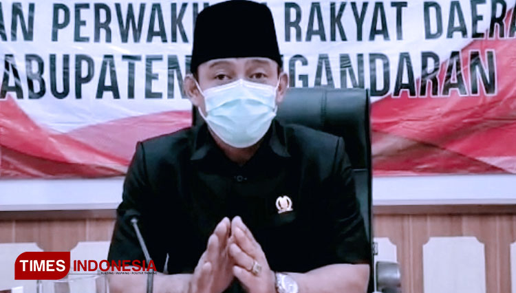 Ketua DPRD Pangandaran Asep Noordin (FOTO: Syamsul Ma'arif/TIMES Indonesia)