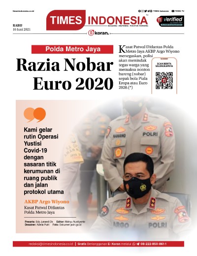 Edisi Rabu, 16 Juni 2021: E-Koran, Bacaan Positif Masyarakat 5.0