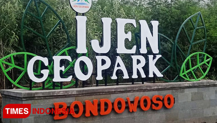 Icon Ijen Geopark yang ada di salah satu situs geopark di Kabupaten Bondowoso (FOTO: Dokumen TIMES Indonesia).