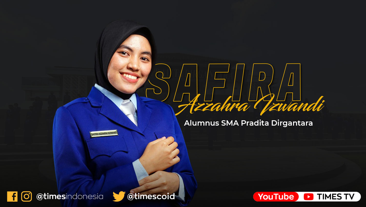 Safira Azzahra Izwandi, Alumnus SMA Pradita Dirgantara Raih Nilai 1,000 Mapel Fisika dan Kimia UTBK 2021