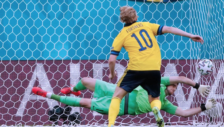 Tumbangkan Slovakia, Swedia Puncaki Grup E Euro 2020