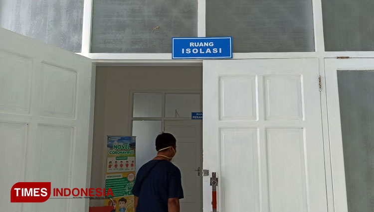 Ruang khusus isolasi pasien Covid-19 di RSUD Blambangan. (FOTO: Agung Sedana/ TIMES Indonesia)