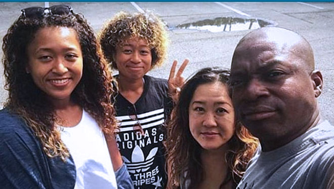 Naomi Osaka bersama keluarga (FOTO A: Instagram Naomi)