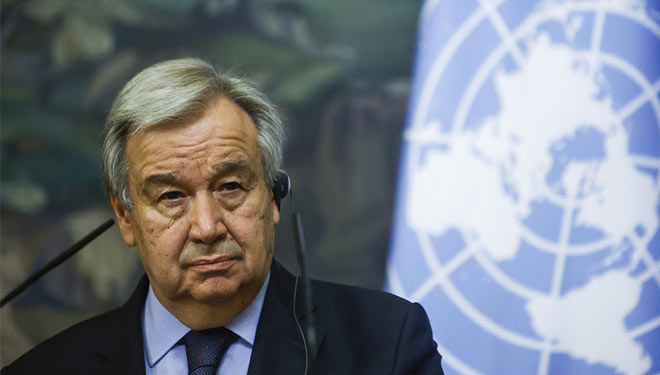 Sekretaris Jenderal PBB Antonio Guterres.(FOTO: Global Times/VCG)