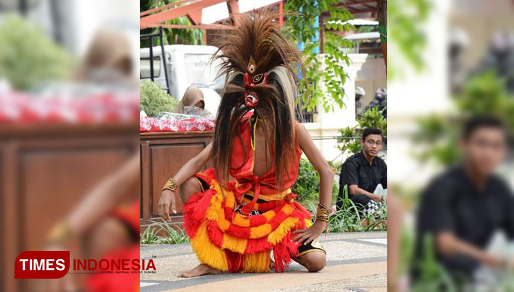Siswa Sanggar Seni Mardi Budoyo menampilkan tarian Bujang Ganong. (Foto-foto: Sanggar Seni Mardi Budoyo for TIMES Indonesia)