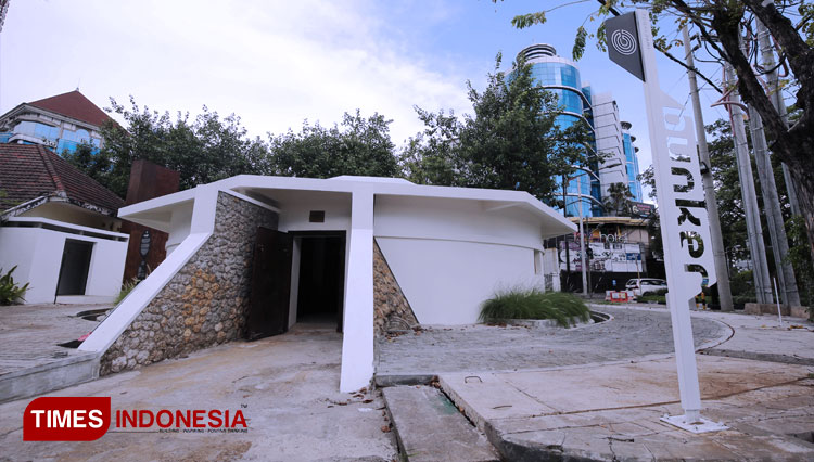 Penampakan bunker Tegalsari Surabaya setelah mendapat sentuhan renovasi. (FOTO: DPRKP-CKTR for TIMES Indonesia) 