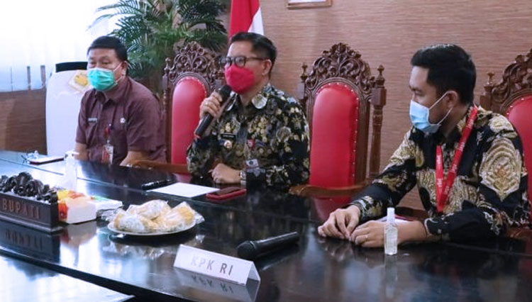 Bupati Minahasa Utara Joune Terima Kunjungan KPK