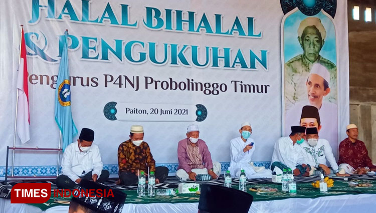 halal bihalal dan pengukuhan Pengurus P4NJ Probolinggo Timur