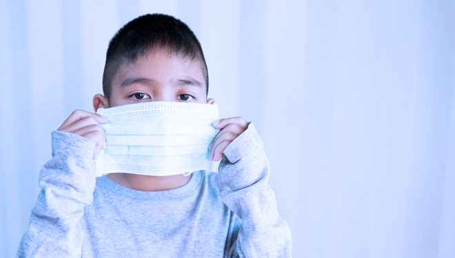 Ilustrasi anak-anak dengan virus corona(Shutterstock)  Artikel ini telah tayang di Kompas.com dengan judul 