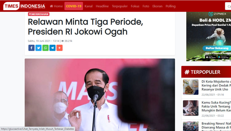 cek fakta Jokowi tiga periode 4