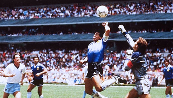 Sejarah Hari Ini: 22 Juni, Gol Tangan Tuhan Maradona