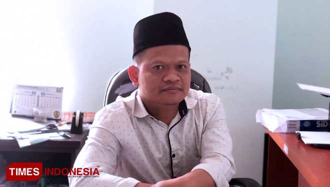 Imam Ahmad, MAg, Kabag Akademik UIN Maliki Malang ketika ditemui. (Foto: Nadira Rahmasari/TIMES Indonesia)