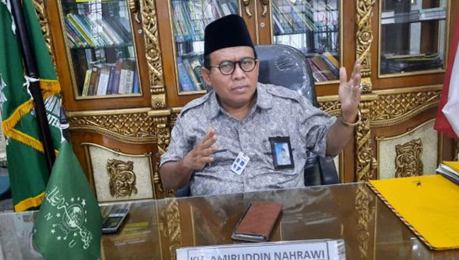 Ketua Pansel KPID Sumsel KH Amirudin Nahrawi. (Foto : NU Sumsel)