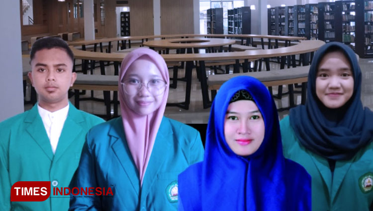 Tim PKM Mahasiswa Biologi Unisma Malang bersama dosen pembimbing PKM Nurul Jadid Mubarakati. (FOTO: AJP TIMES Indonesia)
