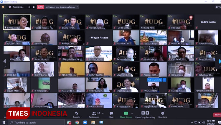 Kemenag RI Gelar Utsawa Dharmagita Secara Semi Virtual