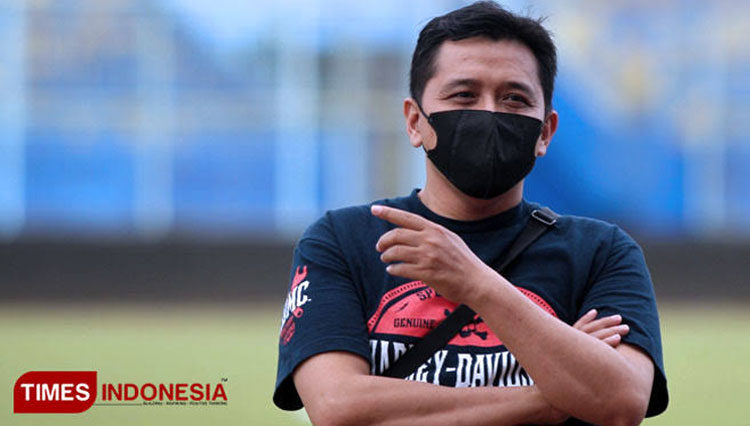 Media officer Arema FC, Sudarmaji (FOTO: Tria Adha/TIMES Indonesia)