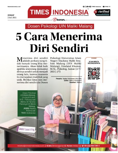 Edisi Jumat, 2 Juli 2021: E-Koran, Bacaan Positif Masyarakat 5.0