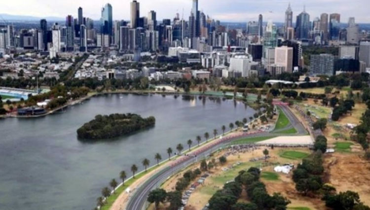 Albert Park Melbourne telah menjadi rumah balapan di Australia sejak 1996.(FOTO:BBC/Getty Image)