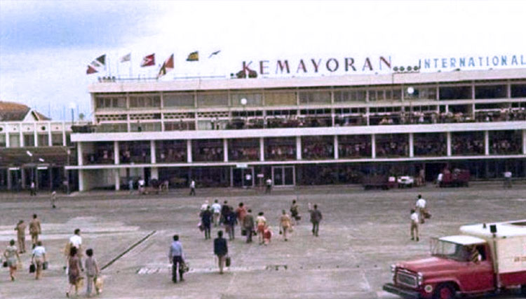Bandara Kemayoran Jakarta, bandara internasional pertama di Indonesia yang pernah masuk dalam komik legendaris Tintin. (FOTO: wikipedia)