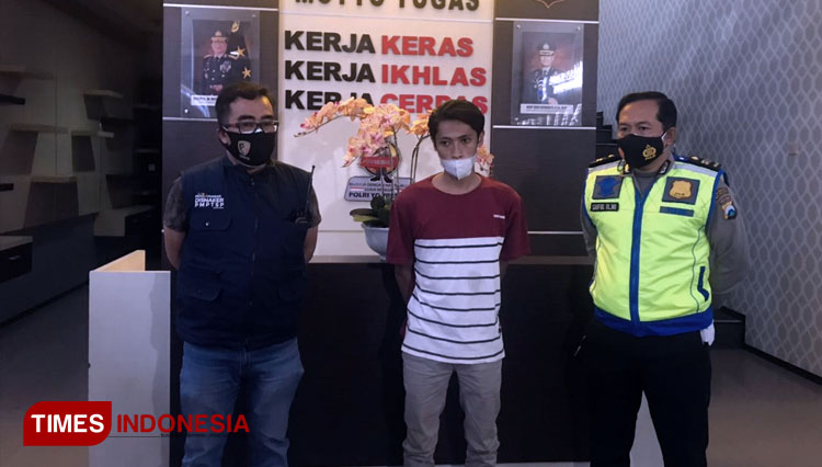 Polresta Malang Kota Tangkap Penyebar Hoaks Kecelakaan Akibat PJU Mati