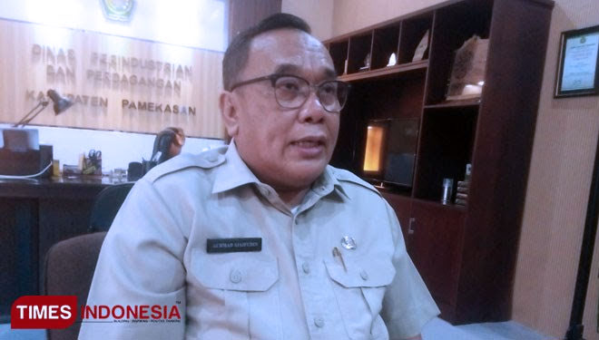 Achmad Syaifuddin Kepala Disperindag Pamekasan. (Foto: Dok/TIMES Indonesia)