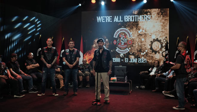 Biker Brotherhood 1% MC Indonesia.(Foto: Biker Brotherhood 1% MC Indonesia)