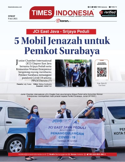 Edisi Jumat, 9 Juli 2021: E-Koran, Bacaan Positif Masyarakat 5.0